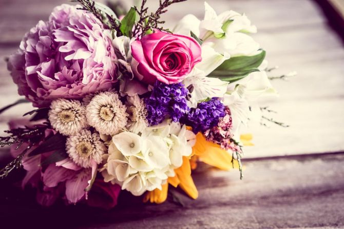 Фотообои букет цветов