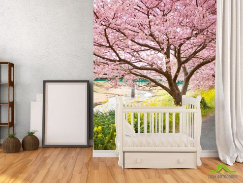выбрать Фотообои Цветущие вишни Фотообои Природа на стену