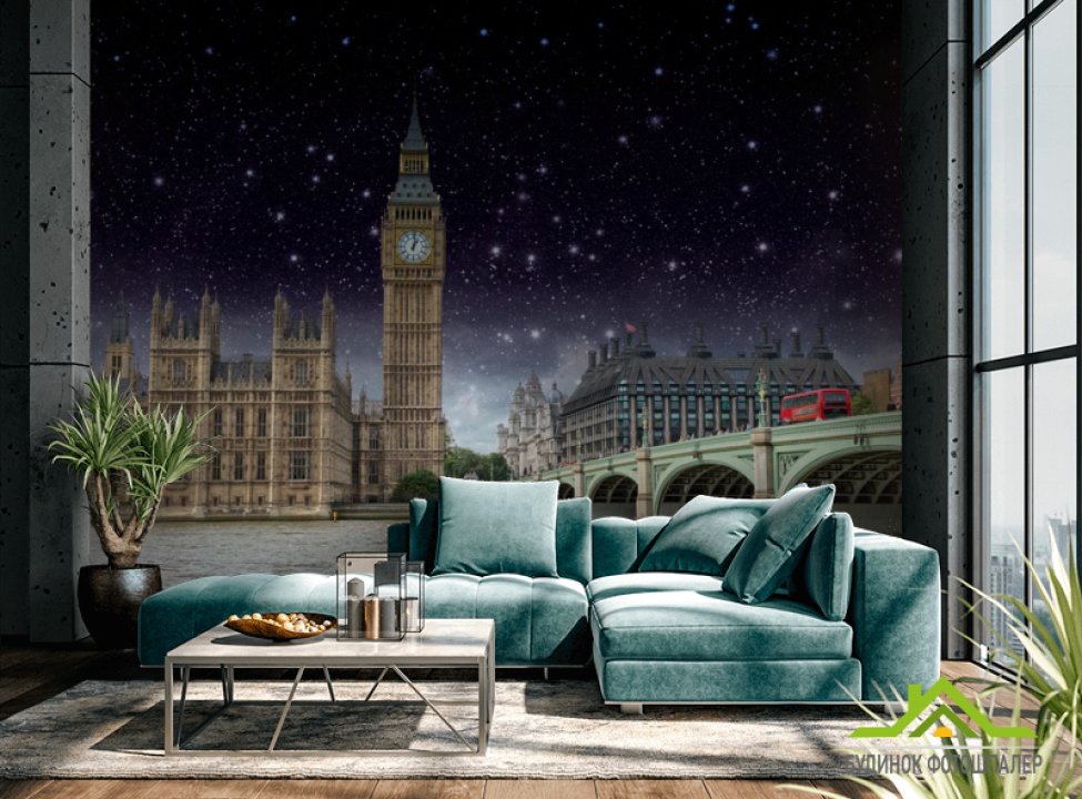 выбрать Фотообои Ночной Лондон Каталог фотообоев на стену