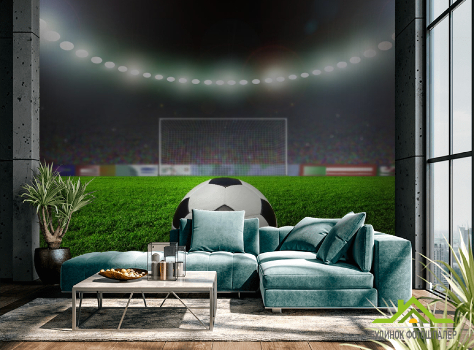 выбрать Фотошпалери м'яч на стадіоні Каталог фотошпалер на стіну