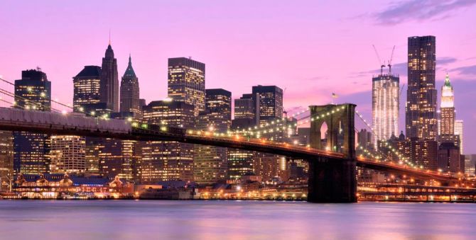 Фотообои Зачарованный  мост Нью-Йорка