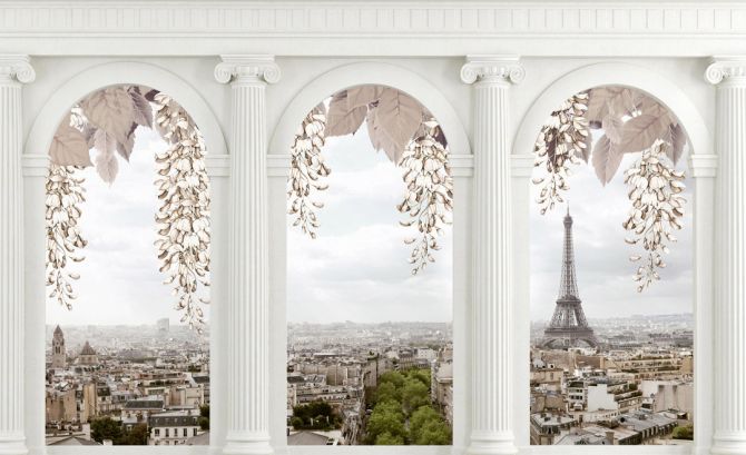Фотошпалери Париж за вікном