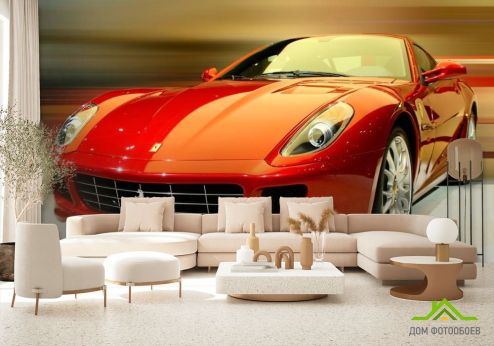 выбрать Фотообои Ferrari  Фотообои Фотообои Автомобили: горизонталная, горизонтальная ориентация на стену