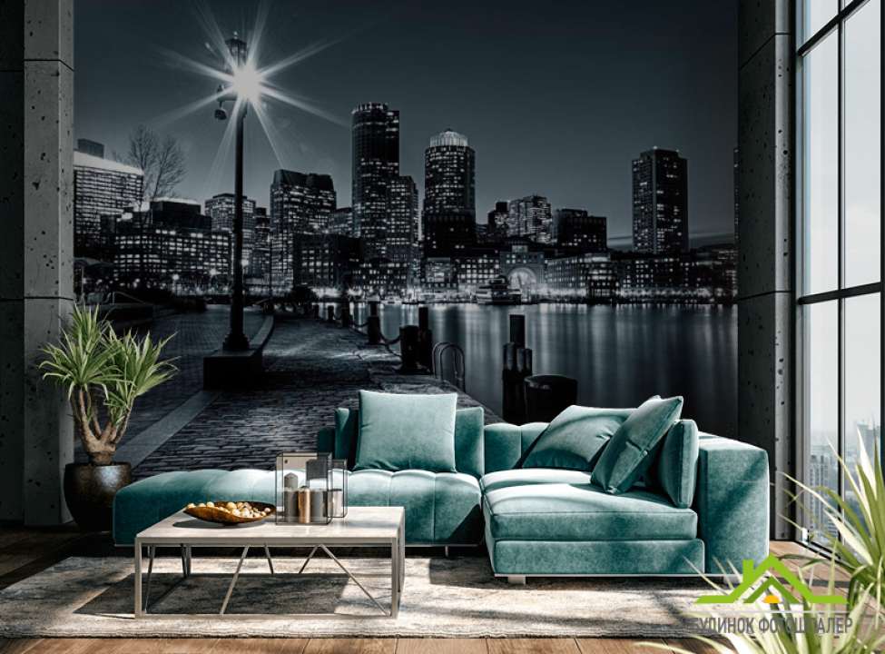выбрать Фотошпалери Нічна набережна Каталог фотошпалер на стіну