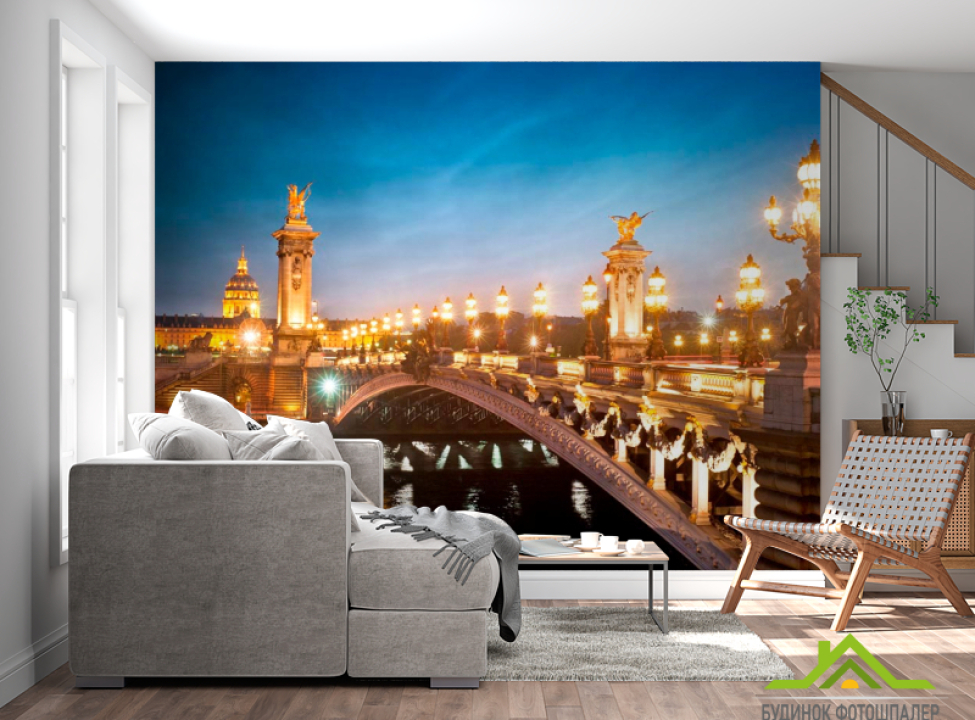выбрать Фотообои Мост в Париже Каталог фотообоев на стену