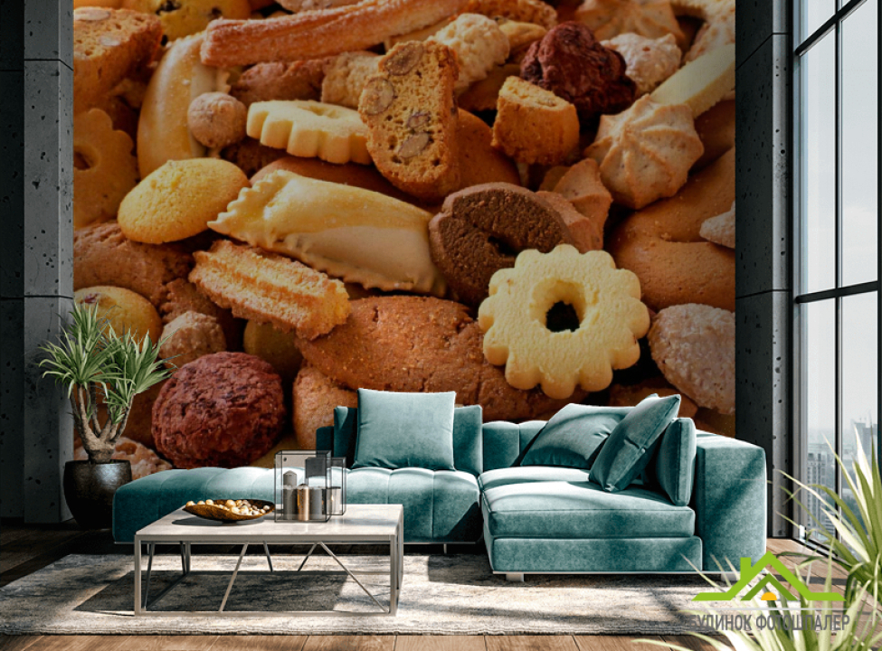 выбрать Фотообои Печенье Фотообои Еда и напитки на стену
