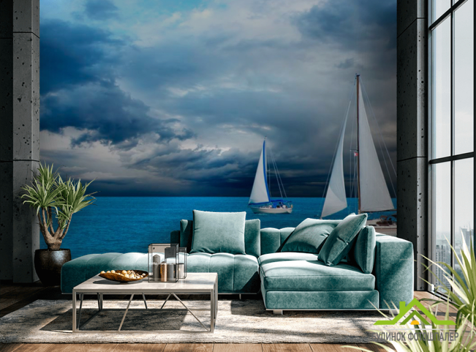 выбрать Фотошпалери Кораблі і штром Каталог фотошпалер на стіну