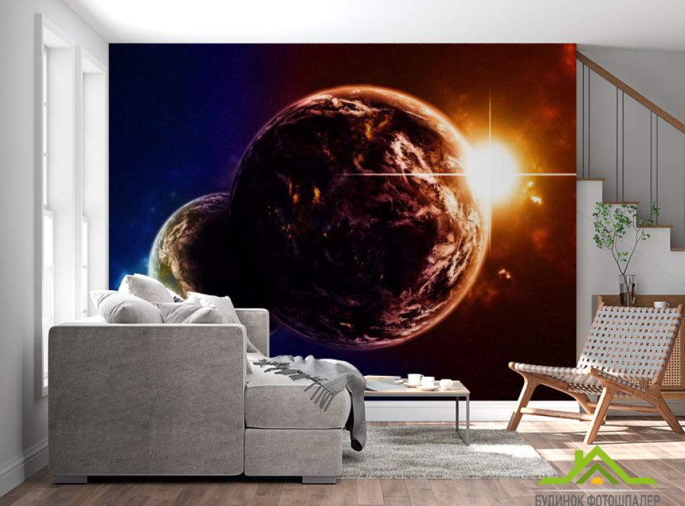 выбрать Фотошпалери Планети в космосі Каталог фотошпалер на стіну