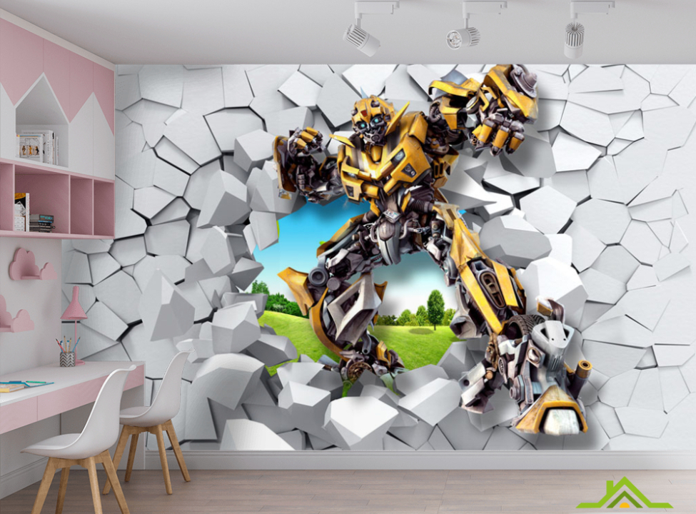 выбрать Фотообои Бамблби 3д Каталог фотообоев на стену