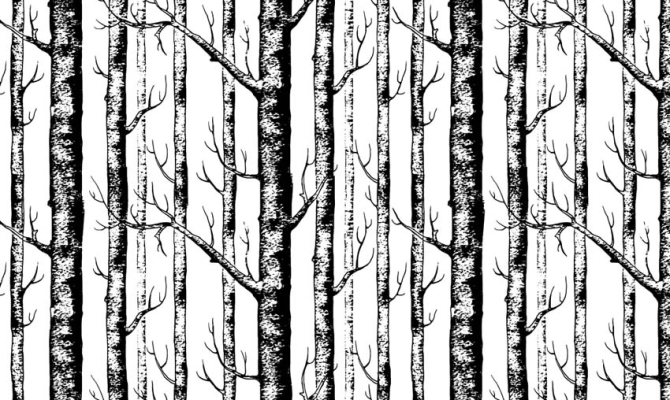 Фотошпалери Патерн з дерев