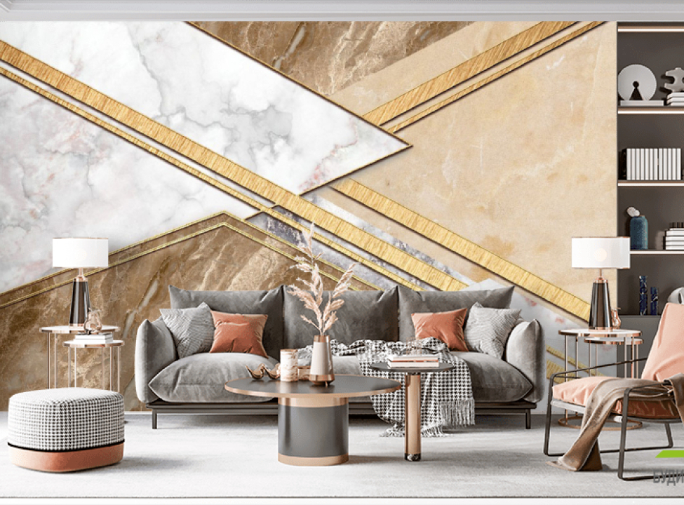 выбрать Фотошпалери мармур, геометрія Каталог фотошпалер на стіну