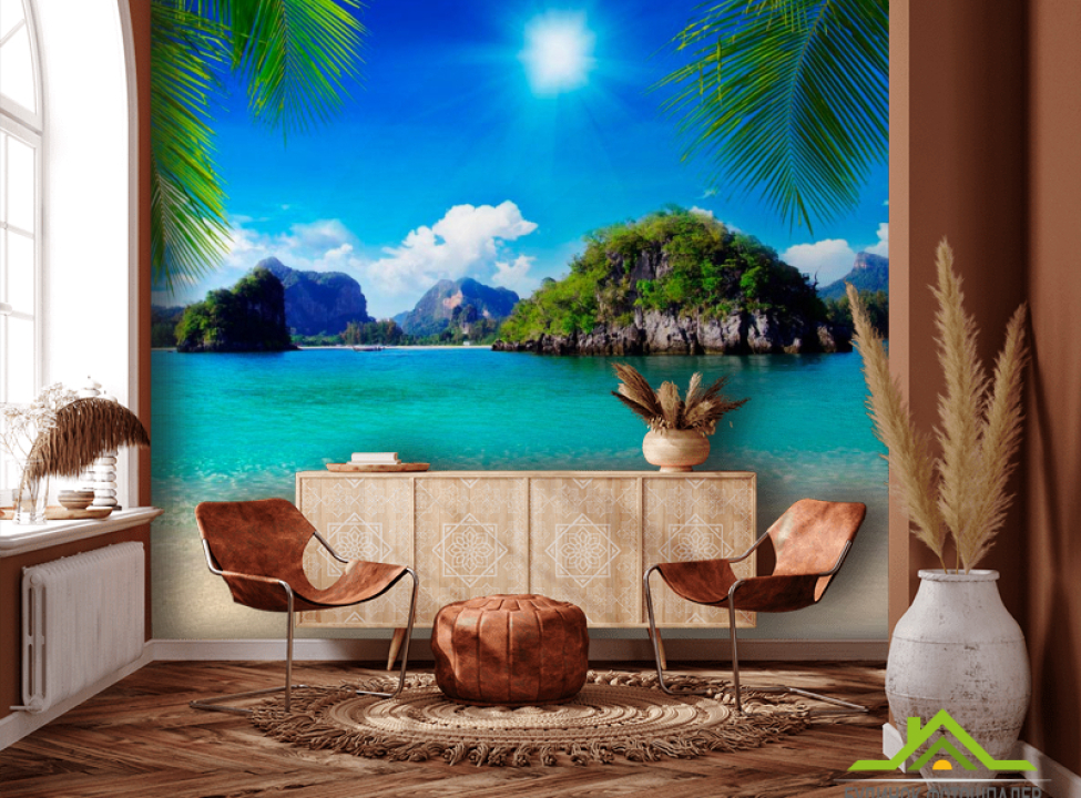 выбрать Фотошпалери Скеля в морі Каталог фотошпалер на стіну