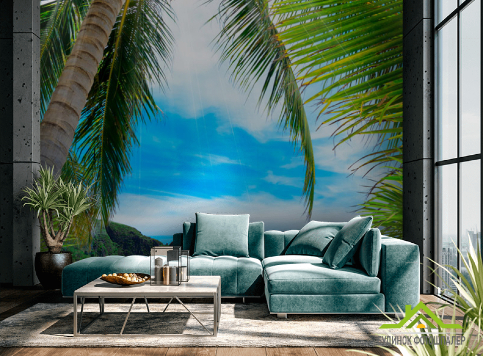 выбрать Фотообои Пальми и море Каталог фотообоев на стену