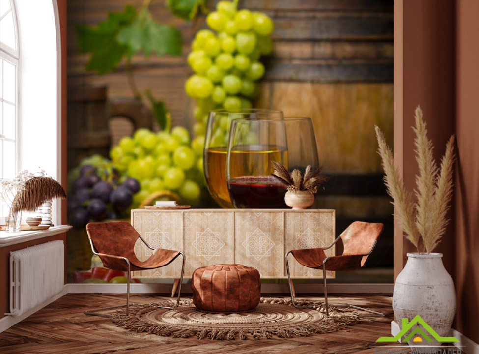 выбрать Фотообои вино и сыр Каталог фотообоев на стену