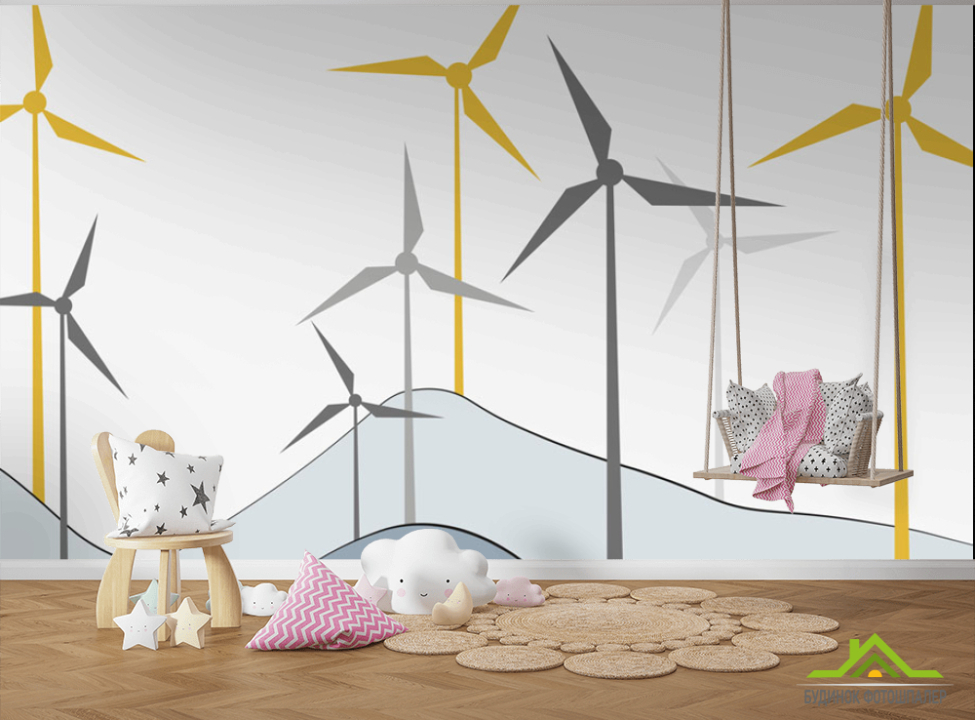 выбрать Фотообои Ветренные мельницы Каталог фотообоев на стену