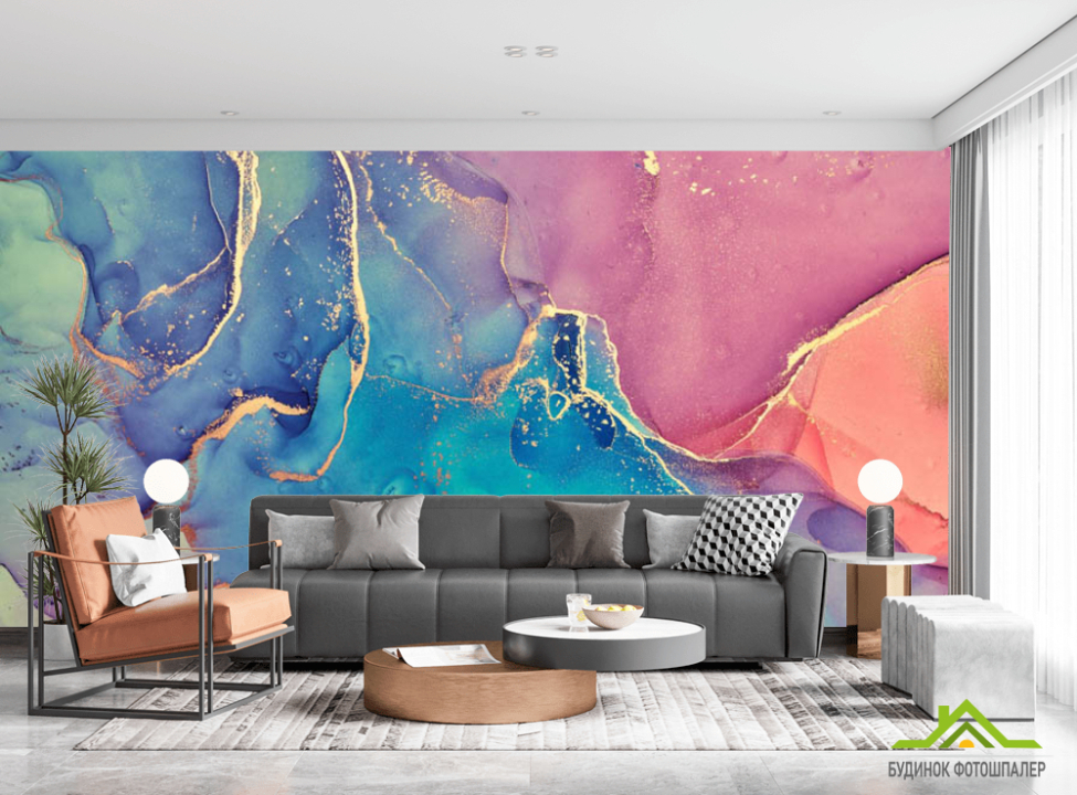 выбрать Фотообои Яркий флюид Каталог фотообоев на стену