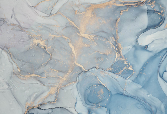 Фотообои Fluid art голубой