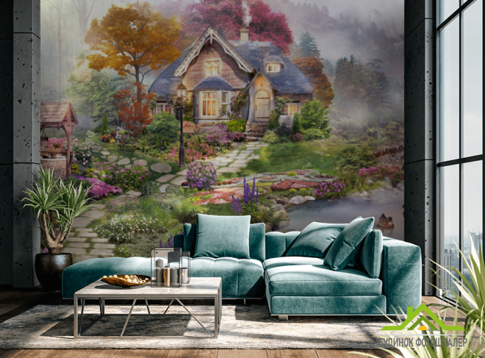 выбрать Фотошпалери Чарівний будиночок Каталог фотошпалер на стіну