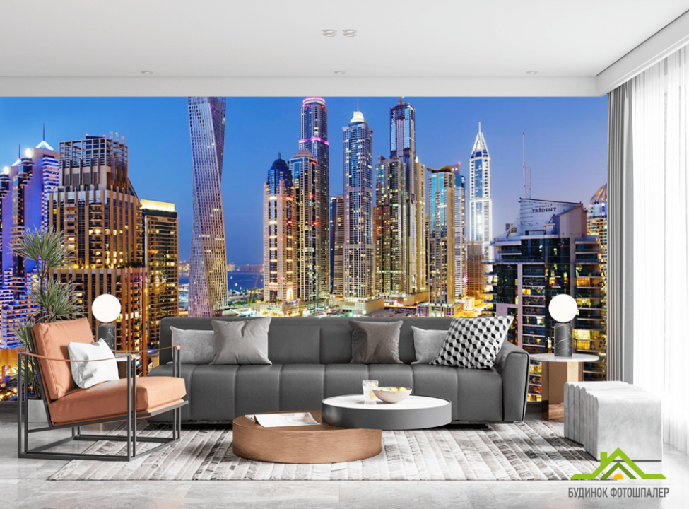 выбрать Фотообои необычные здания вечерний город Каталог фотообоев на стену