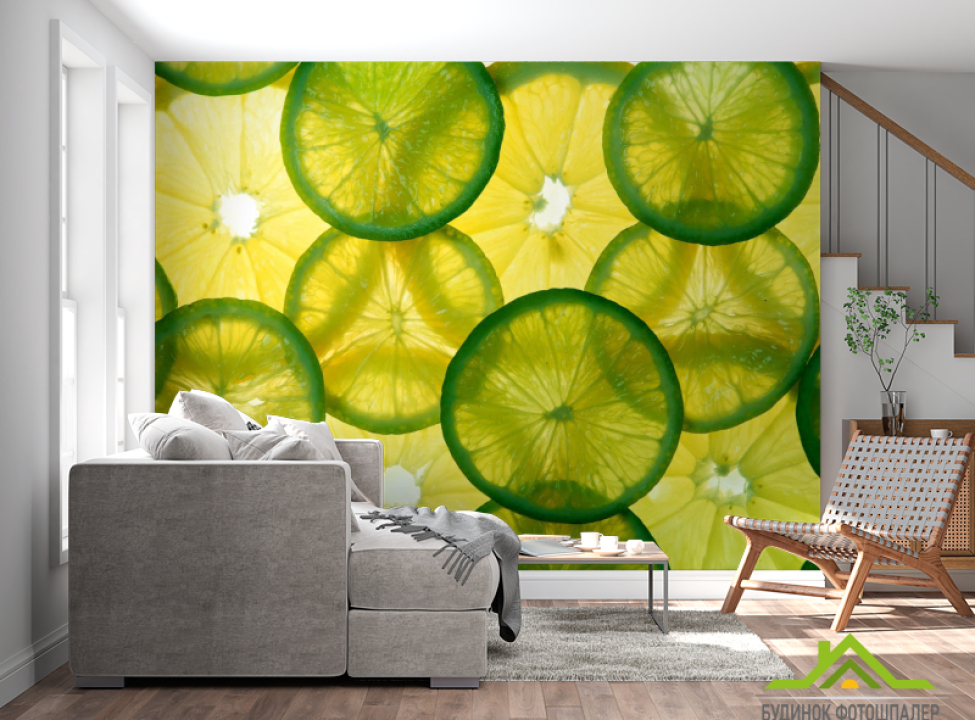 выбрать Фотошпалери Часточки лаймів Каталог фотошпалер на стіну