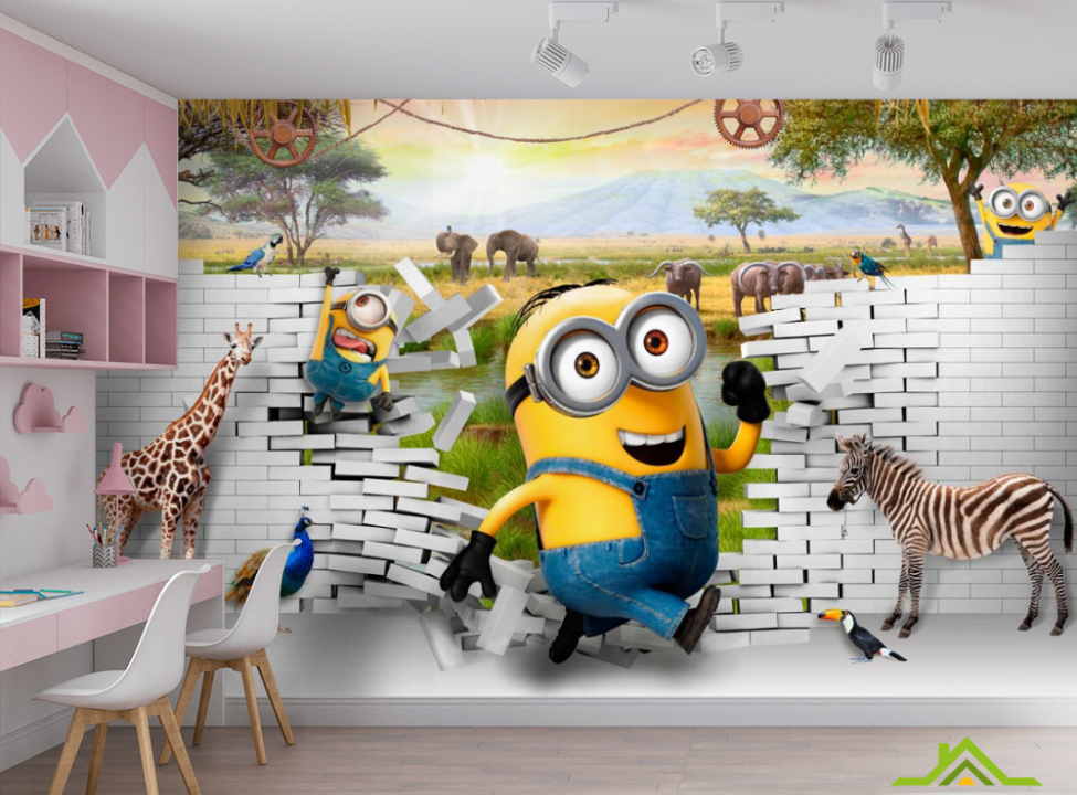 выбрать Фотообои Миньоны Каталог фотообоев на стену