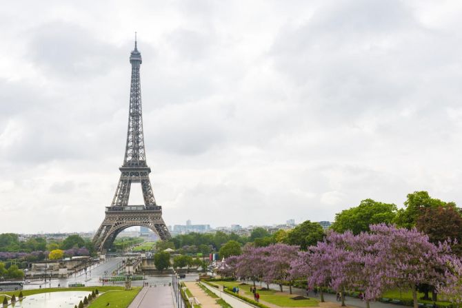 Фотошпалери небо Парижа