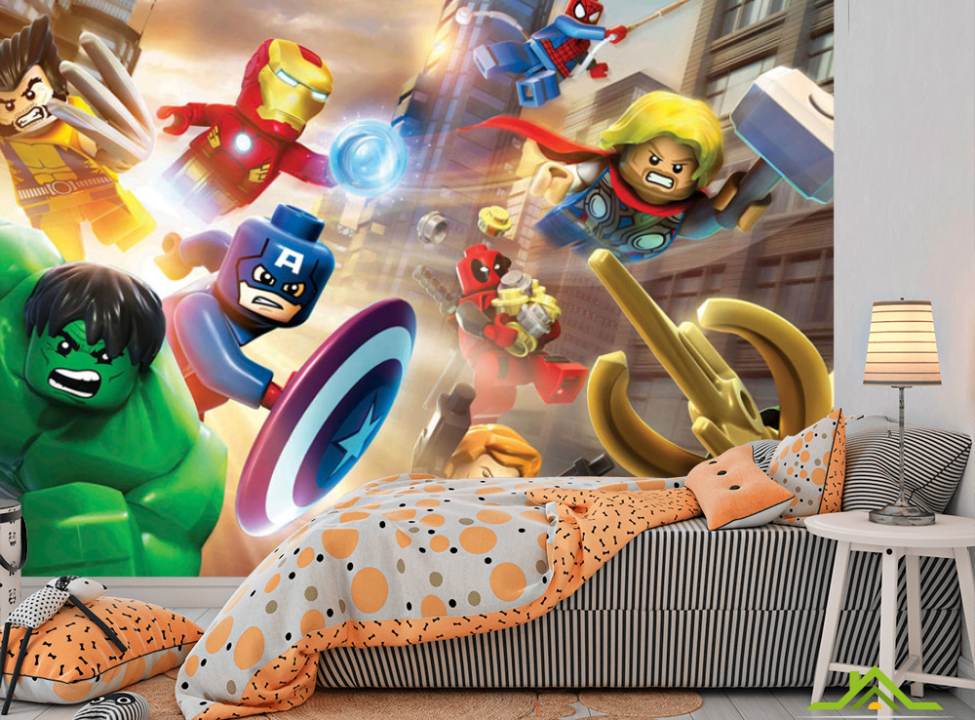 выбрать Фотообои Лего герои Каталог фотообоев на стену