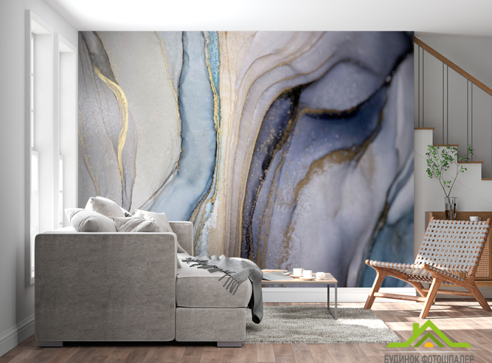выбрать Фотообои fluid art в серых оттенках Фотообои Fluid art на стену