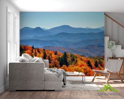 выбрать Фотообои Осення сказка гор Фотообои Фотообои Природа: горизонталная, горизонтальная, Осень ориентация на стену