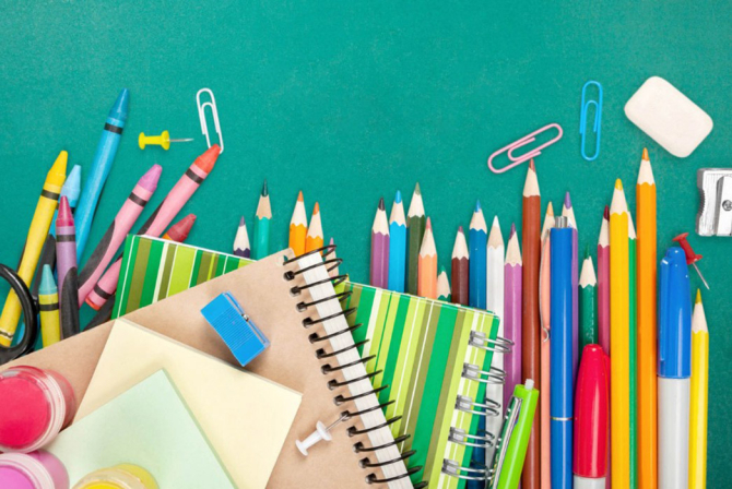 Фотообои Школьные пренадлежности