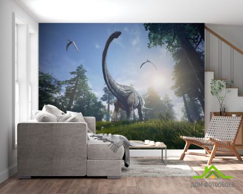выбрать Фотообои динозавр Фотообои Природа на стену