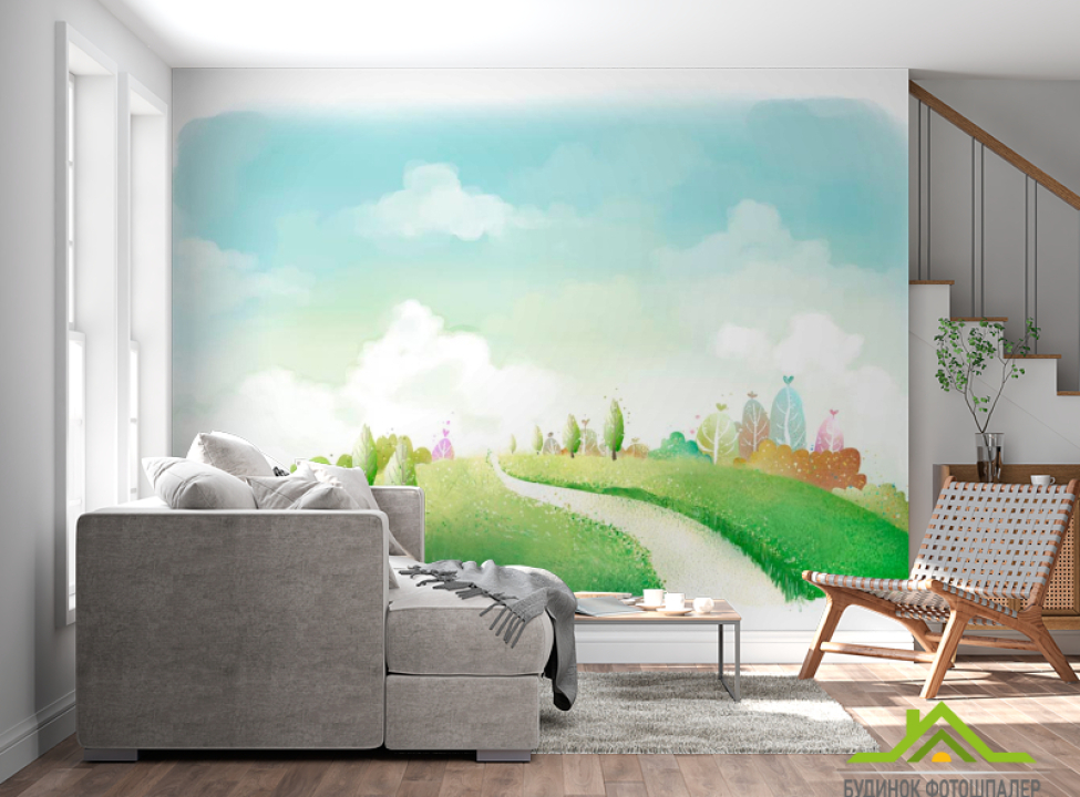 выбрать Фотообои Сказочный пейзаж Фотообои Иллюстрации на стену