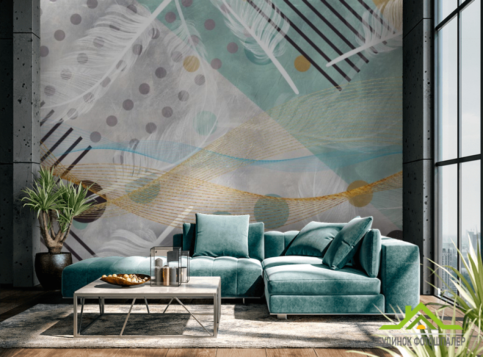 выбрать Фотошпалери Стиль мемфіс Фотошпалери в скандинавському стилі на стіну