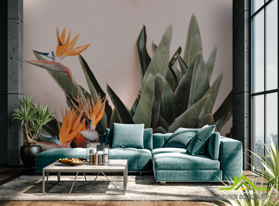 выбрать Фотошпалери Стреліція Тропічна Каталог фотошпалер на стіну