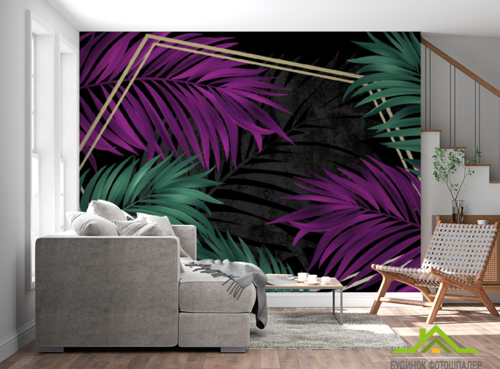 выбрать Фотообои тропические листья Каталог фотообоев на стену