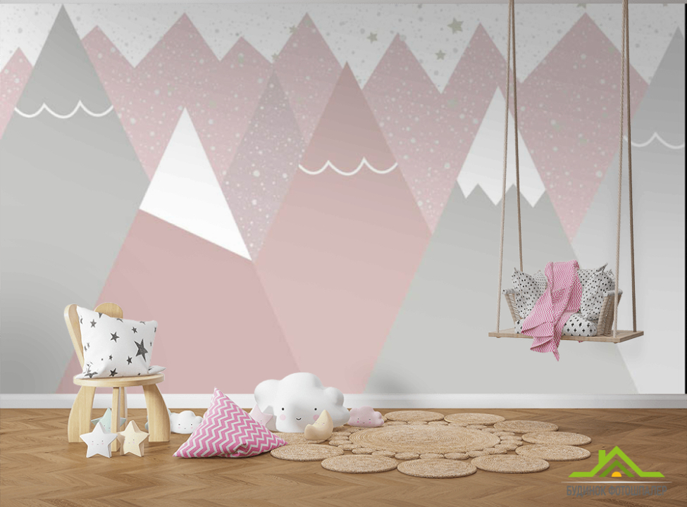 выбрать Фотошпалери рожеві гори Каталог фотошпалер на стіну