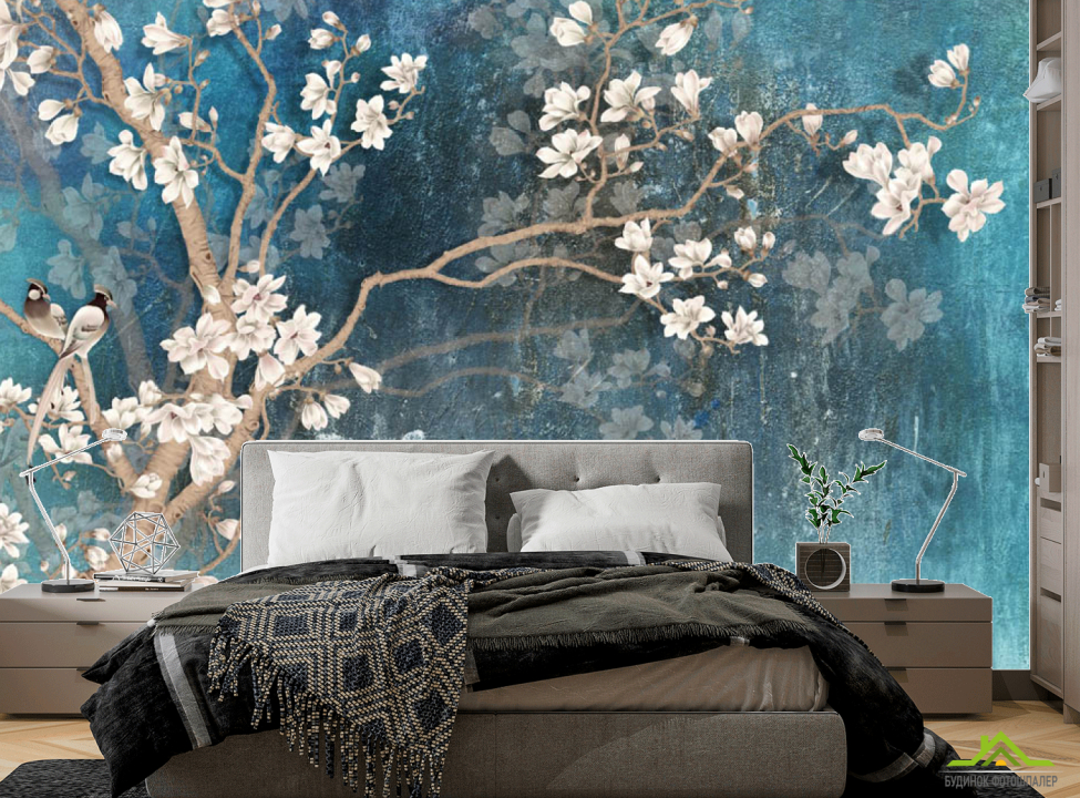 выбрать Фотошпалери гілка магнолії Каталог фотошпалер на стіну