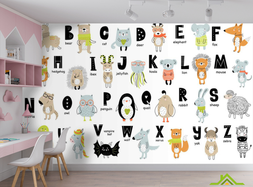 выбрать Фотошпалери англійський алфавіт Каталог фотошпалер на стіну