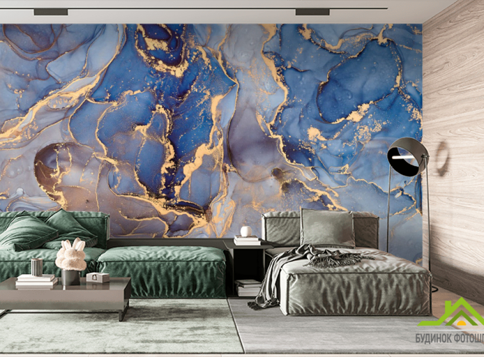 выбрать Фотошпалери Синій золото Каталог фотошпалер на стіну