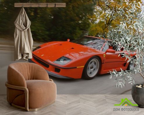выбрать Фотообои Ferrari F40 Фотообои Транспорт на стену