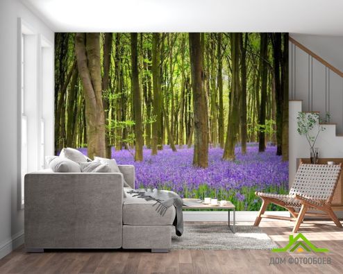 выбрать Фотообои Ковер с цветов Фотообои лес на стену