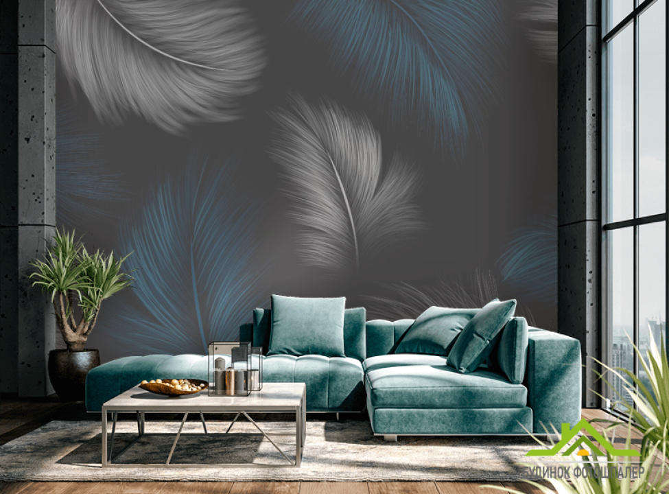 выбрать Фотошпалери векторні пір'я Каталог фотошпалер на стіну