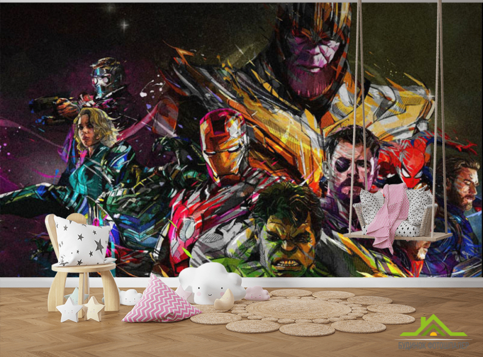 выбрать Фотошпалери герої марвел Каталог фотошпалер на стіну