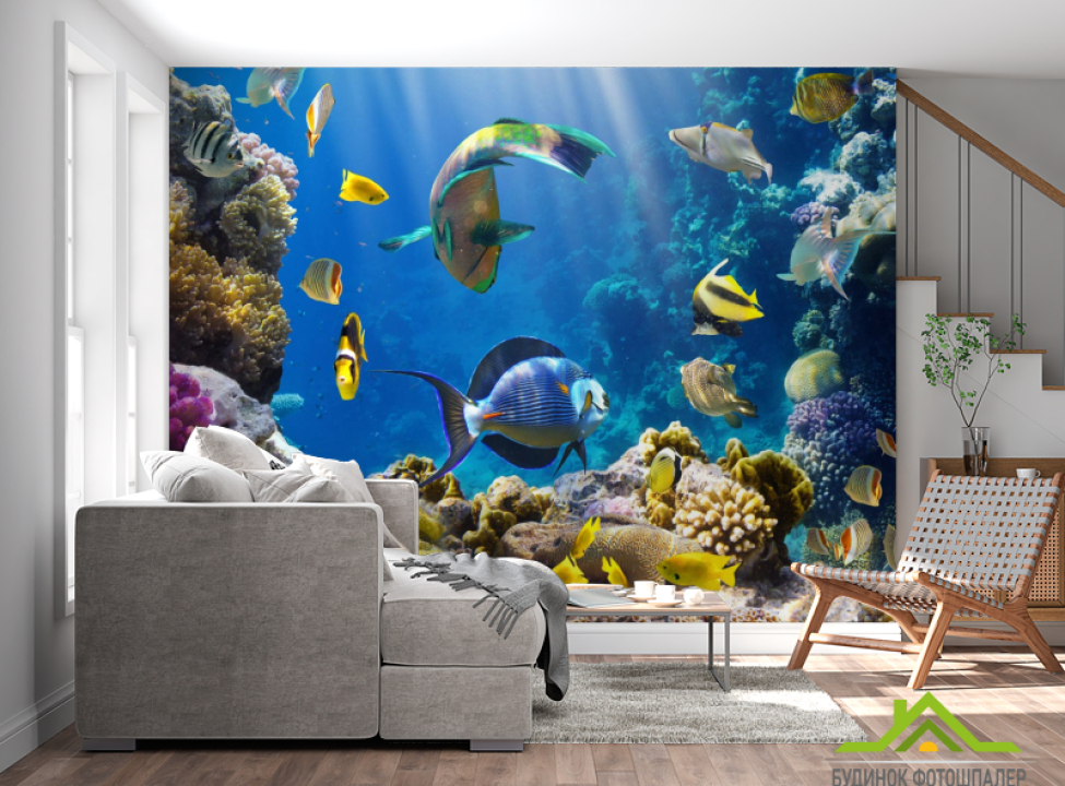 выбрать Фотошпалери Рибки під водою Каталог фотошпалер на стіну