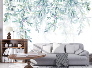 Как создать уютный дизайн в маленькой гостиной с помощью фотообоев (10 фото)