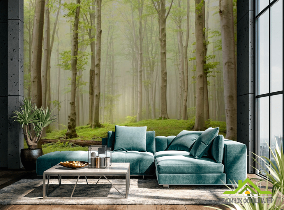 выбрать Фотошпалери Голі дерева Фотошпалери ліс на стіну