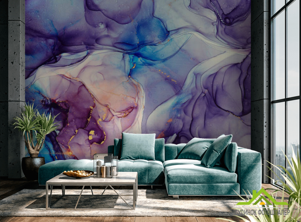 выбрать Фотошпалери Фіолетовий флюїд Каталог фотошпалер на стіну