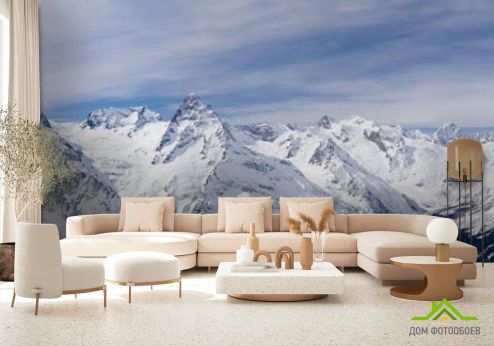 выбрать Фотообои снежные горы Фотообои Фотообои Природа: горизонталная, горизонтальная ориентация на стену