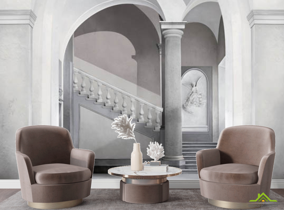 выбрать Фотошпалери Арка зі сходами Каталог фотошпалер на стіну