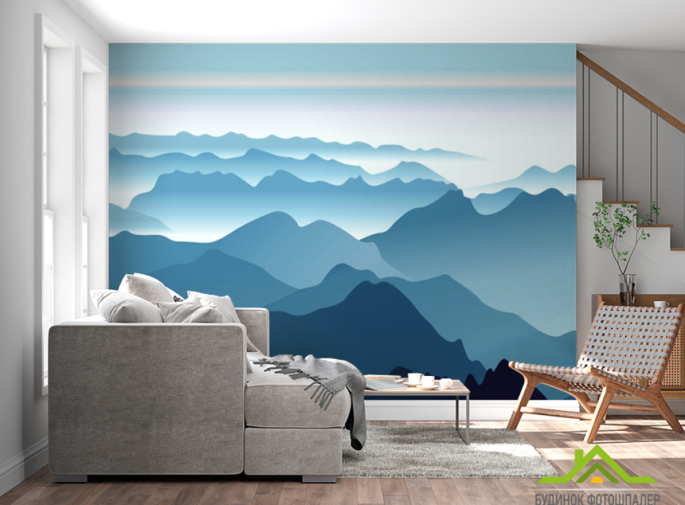 выбрать Фотошпалери сині гори Каталог фотошпалер на стіну